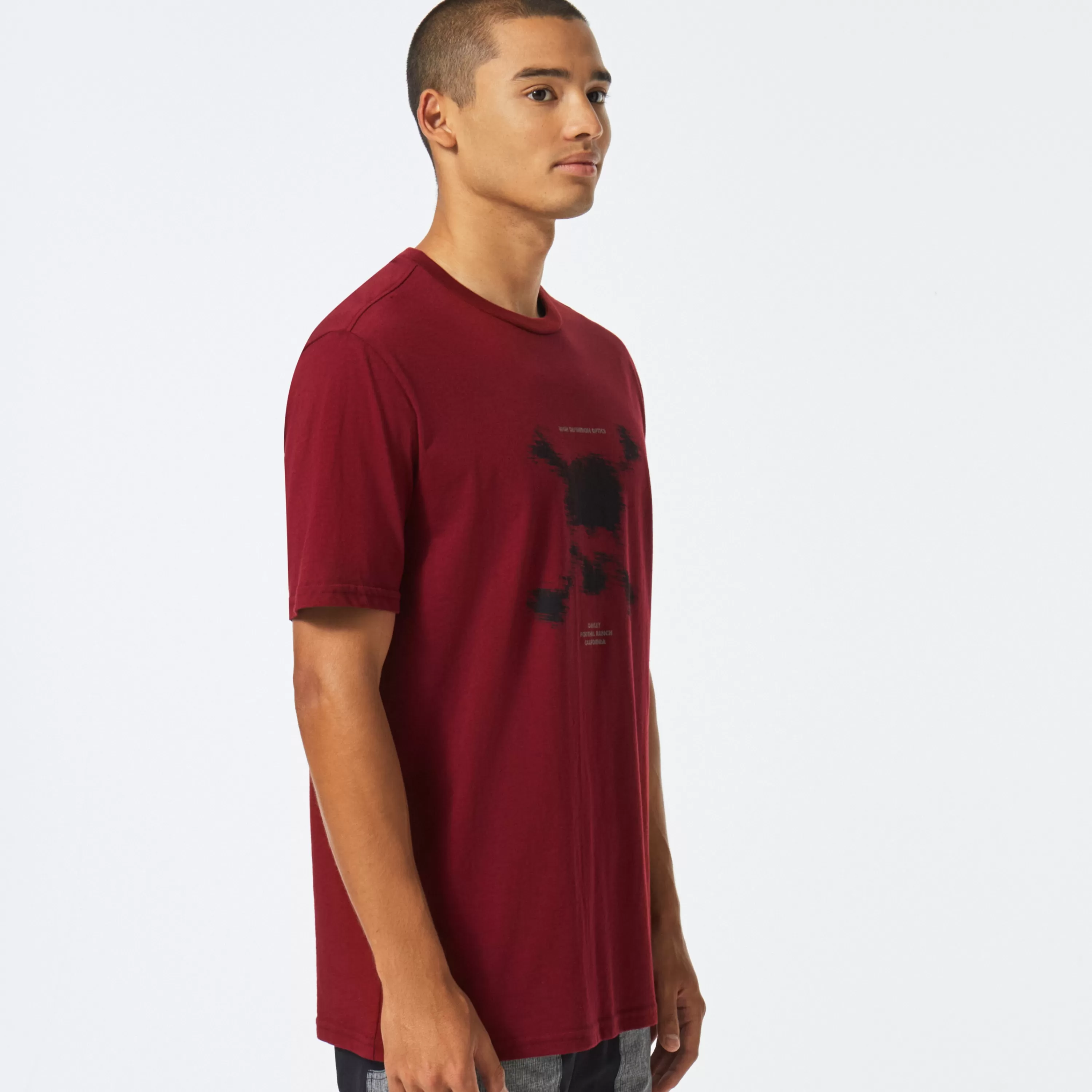 Mens Oakley Blurred Scatter Skull Tee