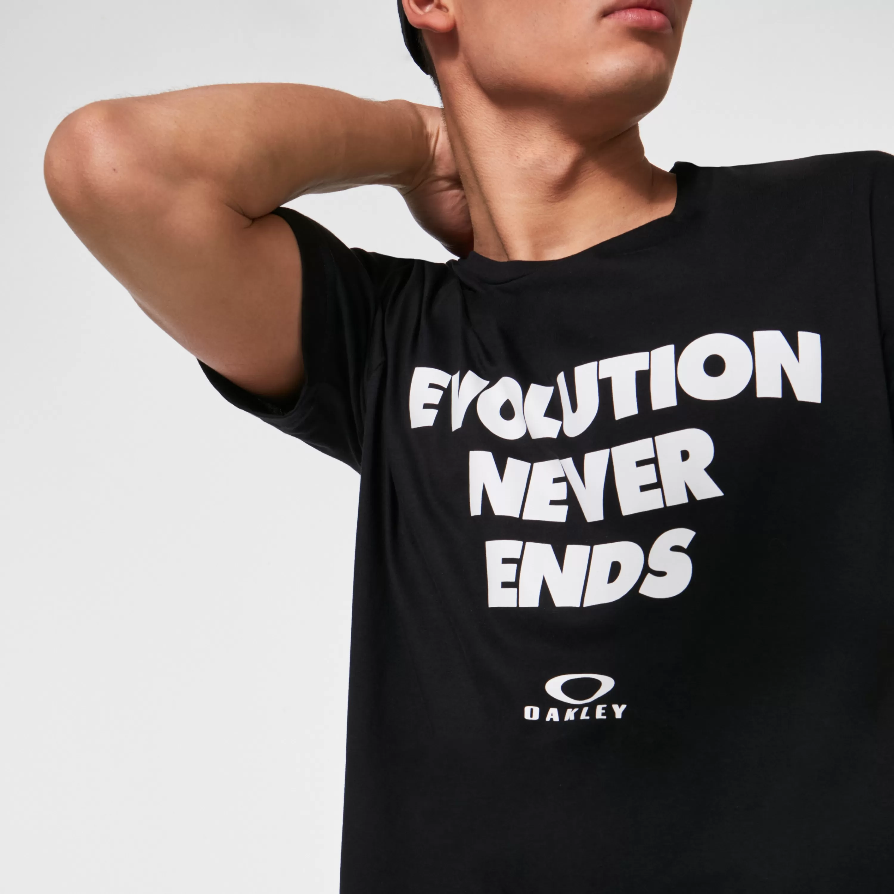 Mens Oakley Evolution Never Ends Ss Tee