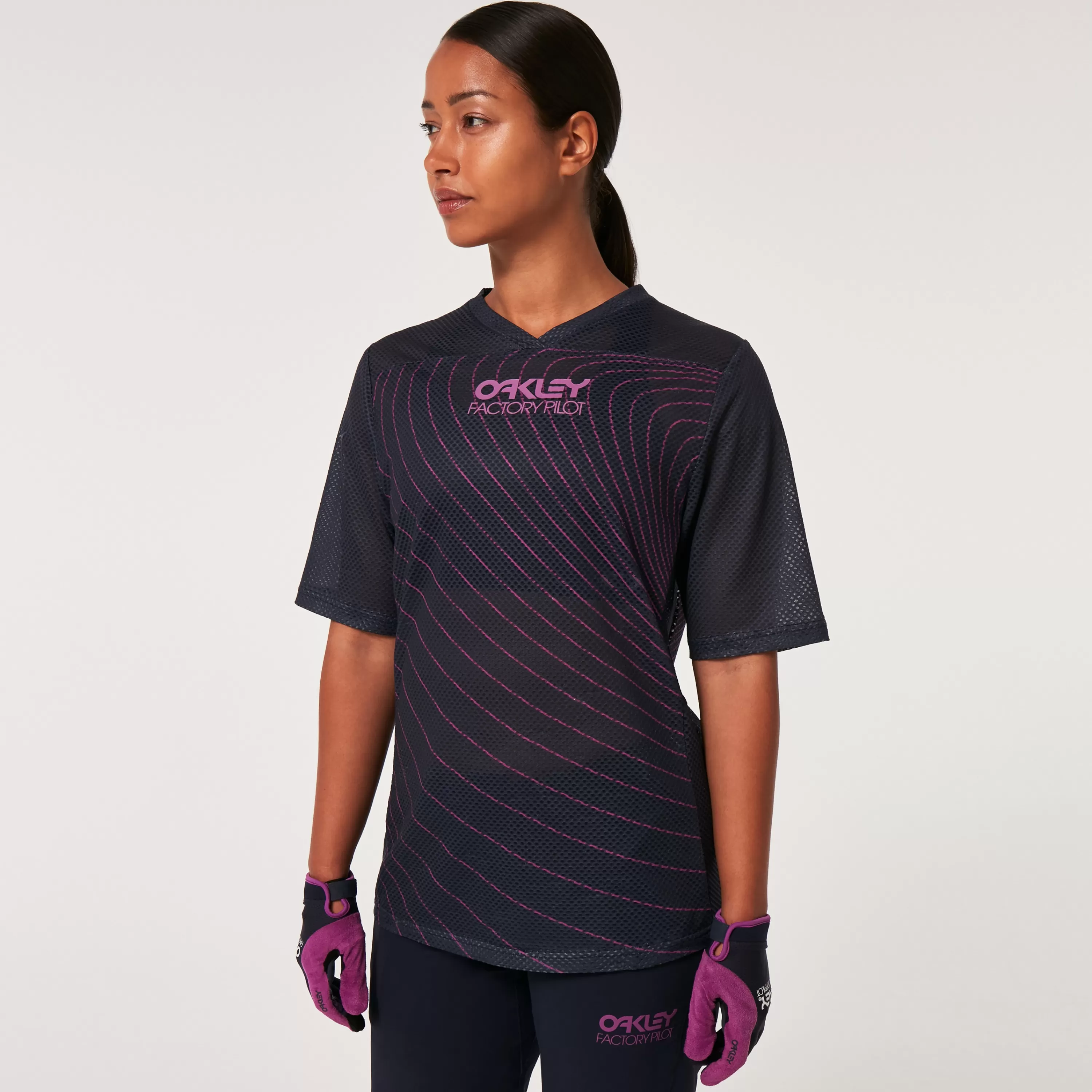 Womens Oakley Factory Pilot Rc Ss Jerse