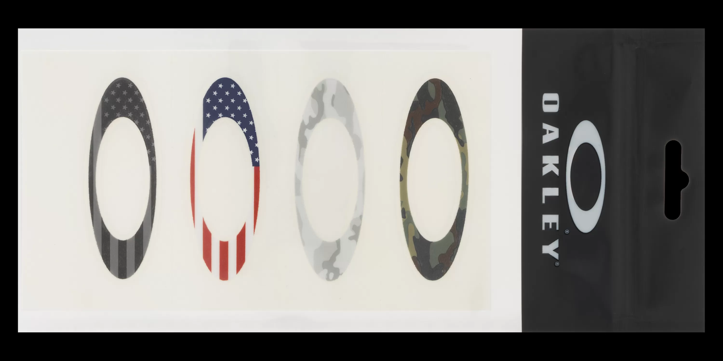 Unisex Oakley ® Sticker Small Pack Usa Flag/Camo