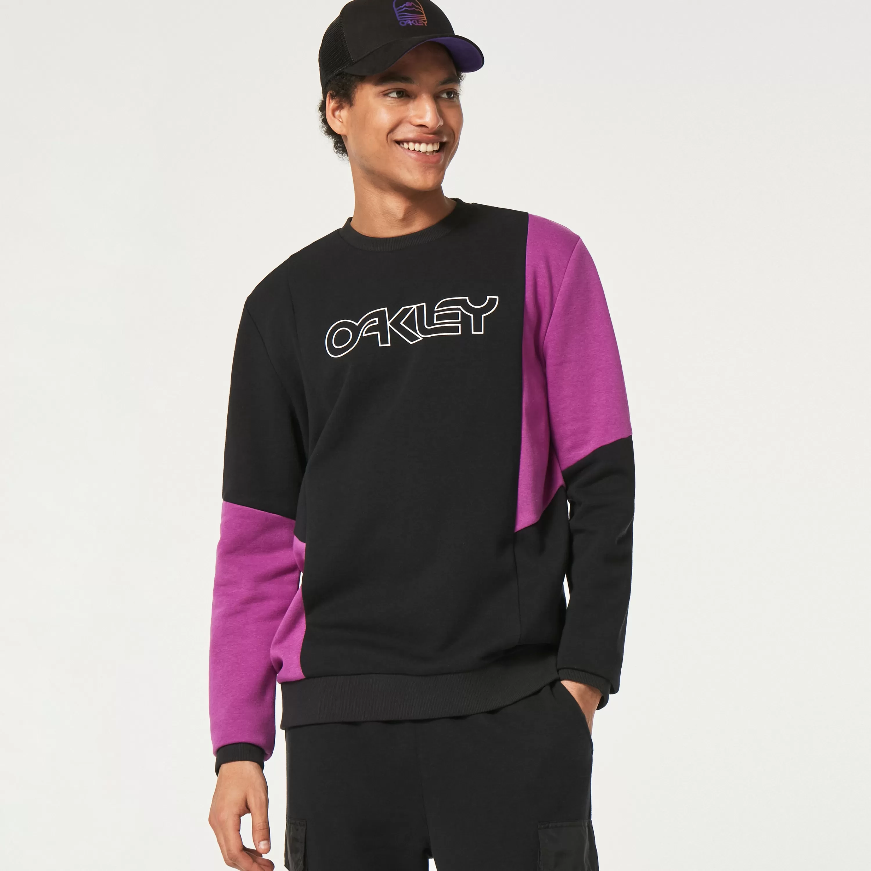 Mens Oakley Throwback Crew Rc Sweatshirt